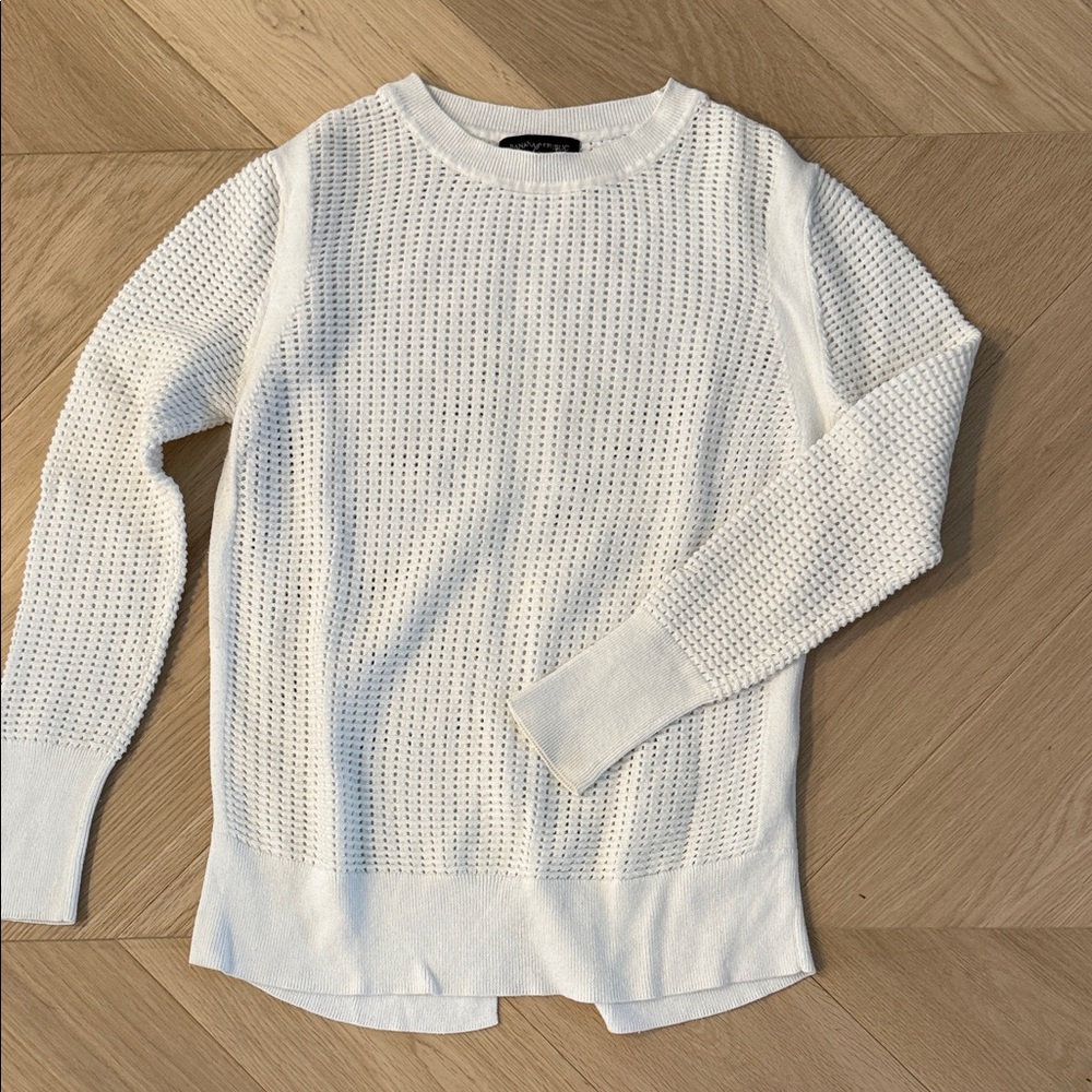 Banana Republic Ivory Knit Top